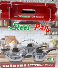 Set Pentole Acciaio Inox Steel