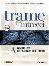 Trame e intrecci A + B + 300 pagine italiano antologia bn FC jacomuzzi/miliani 8
