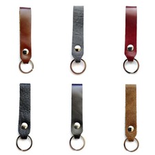 PORTACHIAVI IN VERA PELLE PORTACHIAVI ARTIGIANALE CLASSICO COLORI A SCELTA