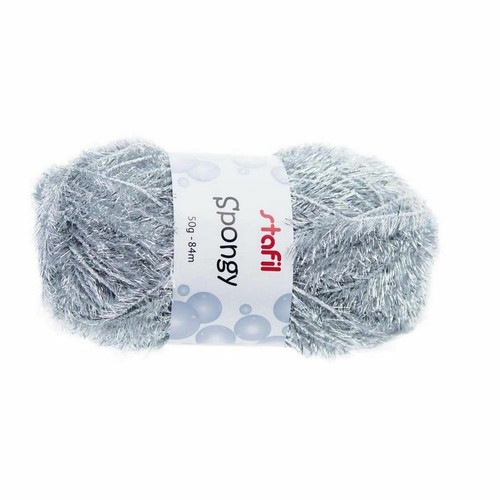 Filato spongy argento - filato,