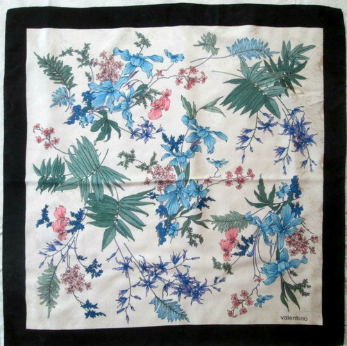 Valentino foulard soie tbeg - foulard,