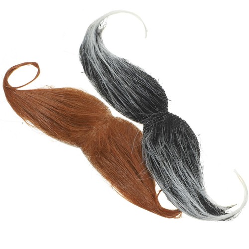 Barba finta con baffi finti - 2x,