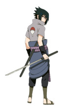Adesivo Sasuke Spada Naruto