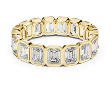 Anello Eternità Pave Twisted