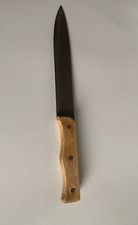COLTELLO DA CUCINA MANICO IN LEGNO CM. 33,5