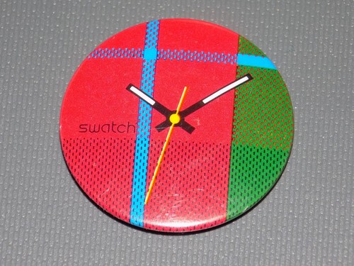 Swatch plaid face - plaid, orologio