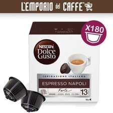 180 Capsule Caffe Nescafe Dolce Gusto Espresso Napoli Gusto Forte Formato Scorta