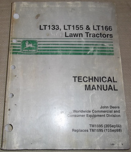 Manuale riparazione trattorino - manuale,