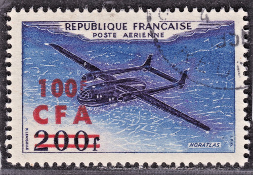 Timbre 1954 reunion cfa poste - 1954,