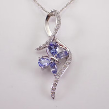 Ciondolo farfalla tanzanite 1