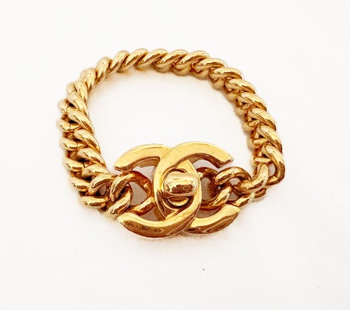 Bracciale vintage chanel tono - bracciale,