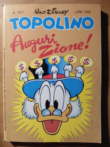 Topolino 1671 edizioni - topolino, nr.1671