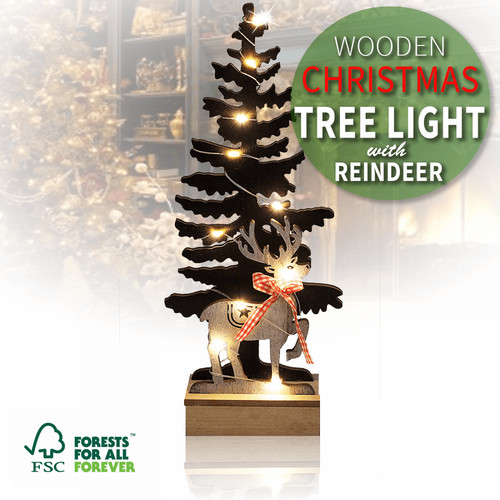 Albero natale legno - albero, di