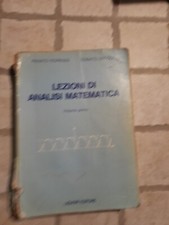 LEZIONI DI ANALISI MATEMATICA volume 1 di Fiorenza e Greco  1987 Liguori Libro