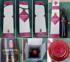 2003 - BOTTIGLIA MAGNUM 3 L DI MONTEPULCIANO D'ABRUZZO MONTUPOLI VUOTA E SCATOLA