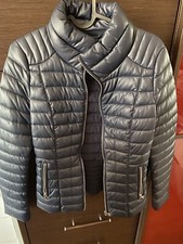 Guess piumino da donna Blu Stretch Avvitato E Corto