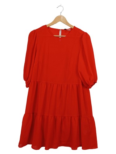 Abito estivo rosso maniche - h&m,