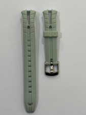 CINTURINO ORIGINALE OROLOGIO "TIMEX IRONMAN" GOMMA AZZURRO 12 MM- NUOVO