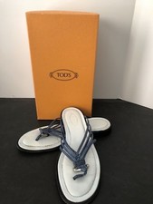 STUNNING TOD'S BLUE LIZARD