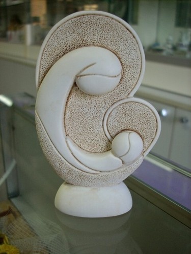 Icona moderna madonna con - moderna,