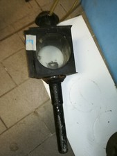  Antiche Lanterne Lucerne  a petrolio in lamiera ferrovia  o altro con vetro - E