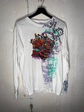 T-shirt bianca manica lunga