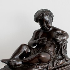 Putto bronzo fiammingo del