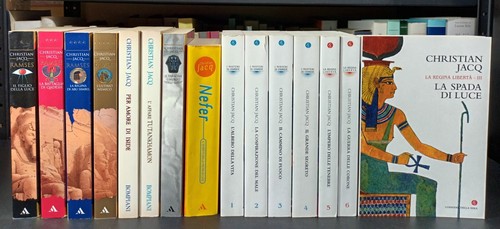 Lotto libri christian jacq - lotto,