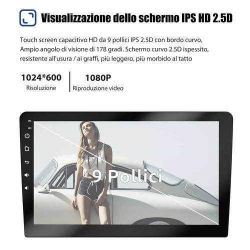 Stereo ips pollici gps - pollici,