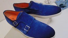 SANTONI DOPPIA FIBBIA PELLE
