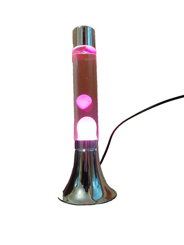 Lampada bolle lavalamp rossa - a,
