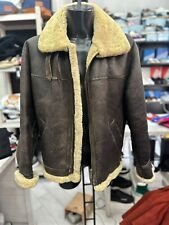 Shearling Montone Usato Uomo Man Nero Tg54 LLV315
