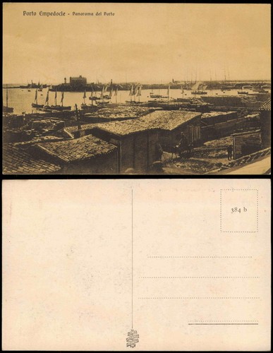 Cartolina porto empedocle - cartolina,