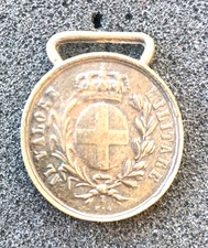 MEDAGLIA AL VALORE MILITARE MODELLO ARGENTO MARCATA REGIA ZECCA