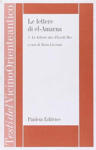 Lettere amarna vol - lettere, el-amarna.