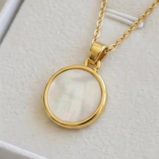 Collana uomo lunetta rotonda