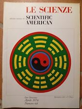 Le Scienze (Scientific American ed. ITA) N. 68 - Rivista Aprile 1974