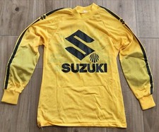 1978 SUZUKI RM SUNRISE CYCLE motocross Jersey vintage Mx maglia traforata cross
