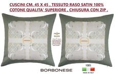 BORBONESE 2 CUSCINI ARREDO CM
