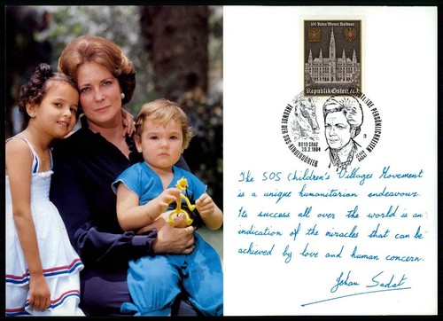 Austria foglio saluto 1984 - saluto,