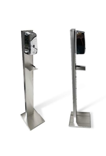 Colonnina acciaio inox con - colonnina,