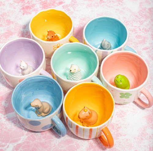 Tazza animale sorpresa - animale, rana