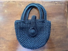 Borsa vintage in corda nera