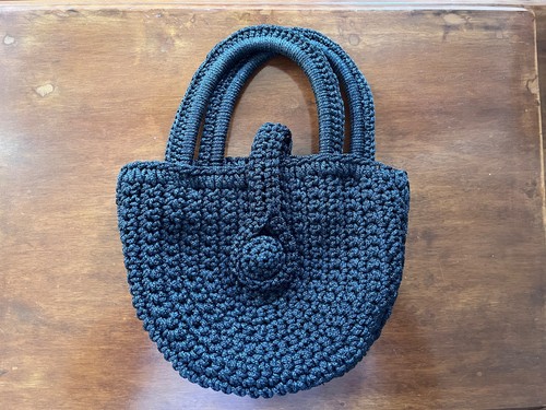 Borsa vintage corda nera - corda,