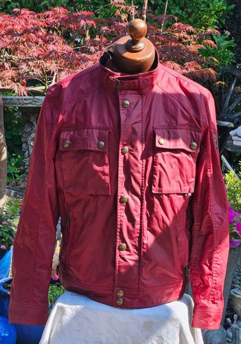 Giacca cerata rossa - , belstaff