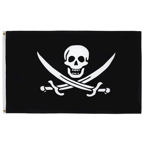 Bandiera pirata jack rackham - bandiera,