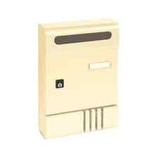 CASSETTA POSTALE IN ALLUMINIO VERNICIATA AVORIO ALUBOX L.20,4 X H.29 P.7 CM