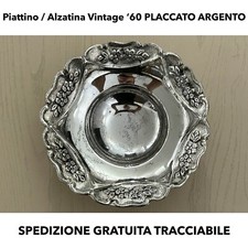 Piattino Centro Tavola IN PLACCATO ARGENTO Made In Italy • OTTIME CONDIZIONI