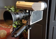 Videocamera JVC G-71P e mirino, letteratura e custodia originale