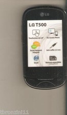 FINTO TELEFONO DA VETRINA - DUMMY - LG T500 (IS NOT A PHONE)